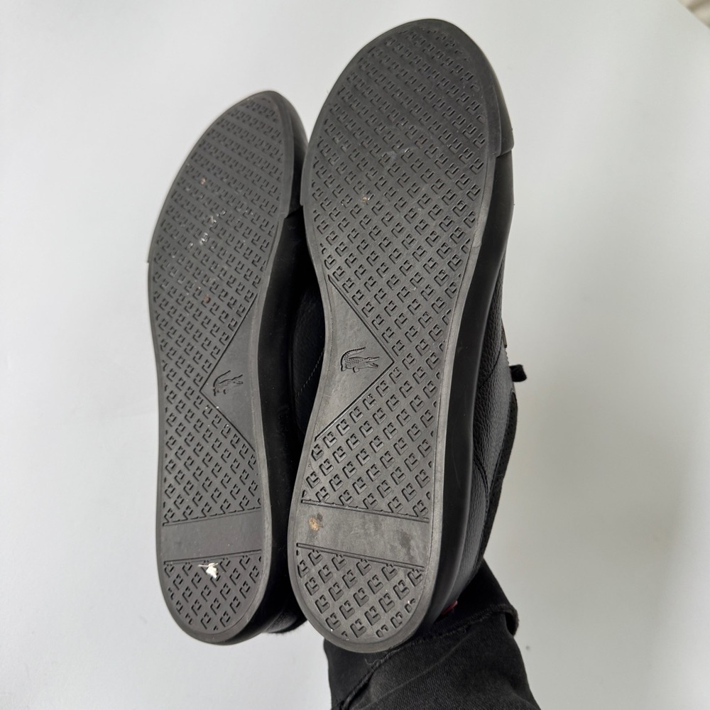 Lacoste Bayliss Vulc Black Leather Sneakers - Picture 6 of 8